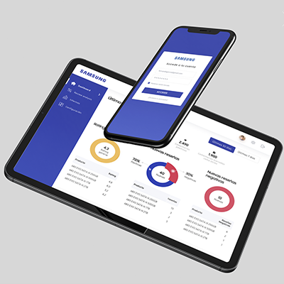 Plataforma web Samsung